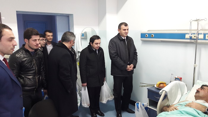 Члены Совета молодых ученых и специалистов НАНА посетили солдат
