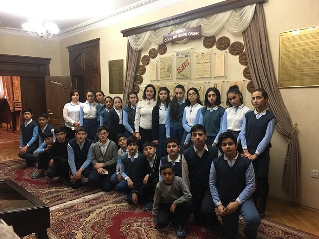 An open lesson on "Huseyn Javid through the eyes of schoolchildren"
