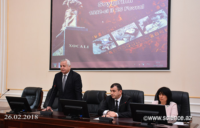 В НАНА состоялось мероприятие, посвященное 26-й годовщине Ходжалинского геноцида