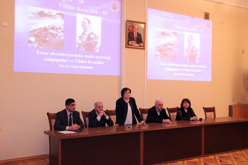 An event on "Underwater archeological expedition - 50, Viktor Kvachidze - 85" held