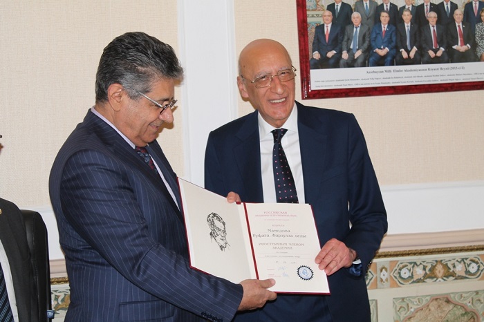 Azerbaijani scientist elected a member of the Russian Academy of Natural Sciences