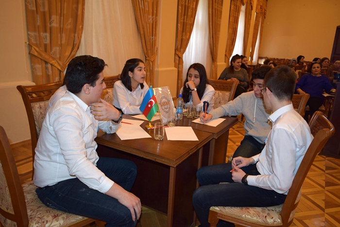 Knowledge competition among students devoted to the 100th anniversary of the Azerbaijan Democratic Republic