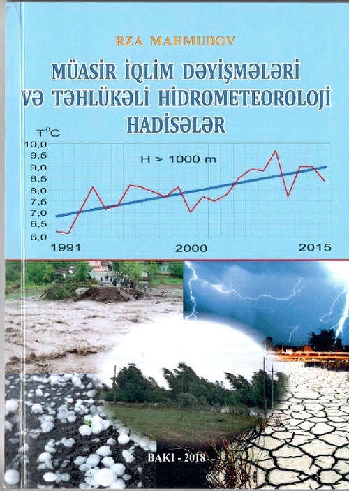 Book "Modern climate changes and dangerous hydro meteorological phenomena" published