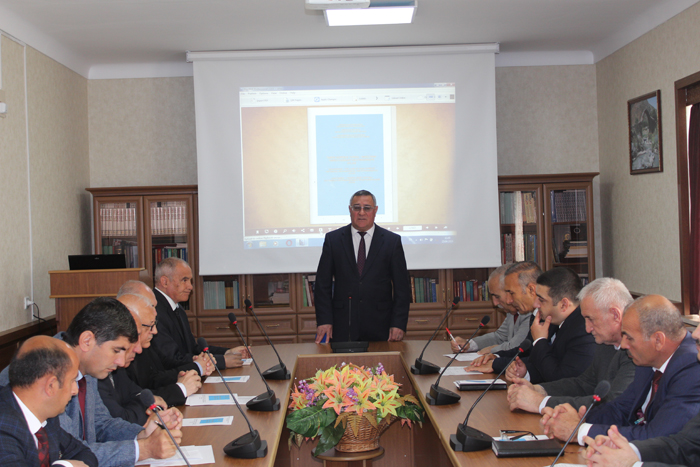Presentation of historical-geographical and ethnographic atlas "Dede Gorgud yurdu -Nakhchivan"