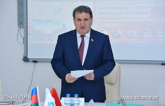 ANAS held a panel discussion on the Azerbaijani-Turkish literary and educational relations