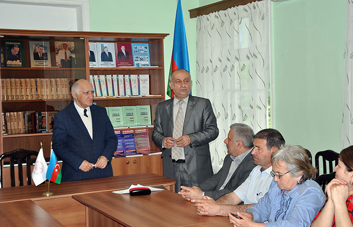 Celebrated 95th anniversary of national leader Heydar Aliyev in Sheki Regional Scientific Center