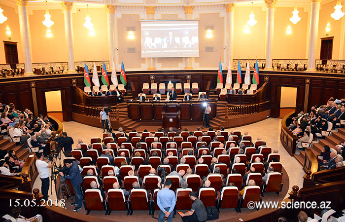 Состоялось юбилейное собрание, посвященное 110-летию академика Мусы Алиева