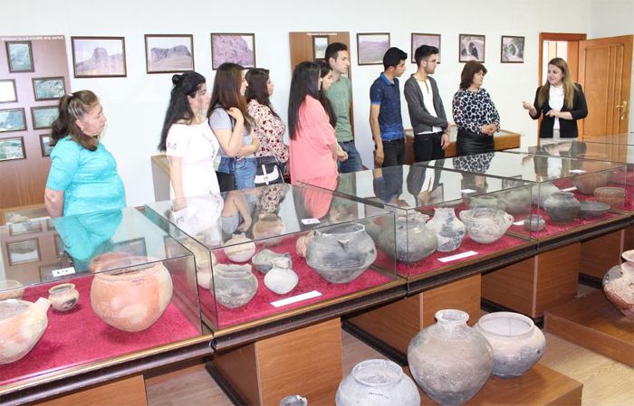 Museum of Archeology and Ethnography of the Nakhchivan Division held an open lesson for students