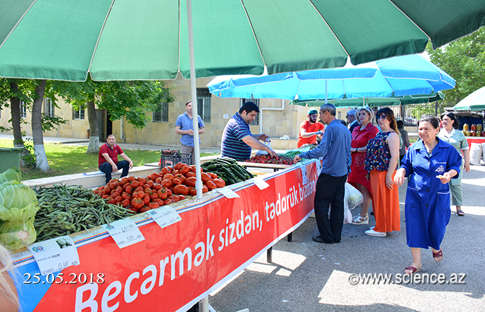 Для сотрудников НАНА организована продовольственная  и сельскохозяйственная ярмарка