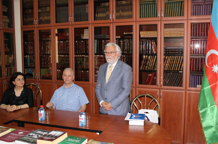 Institute of Oriental Studies held a metting with Professor of the Hacettepe University of Turkey Shukru Haluk Akalın