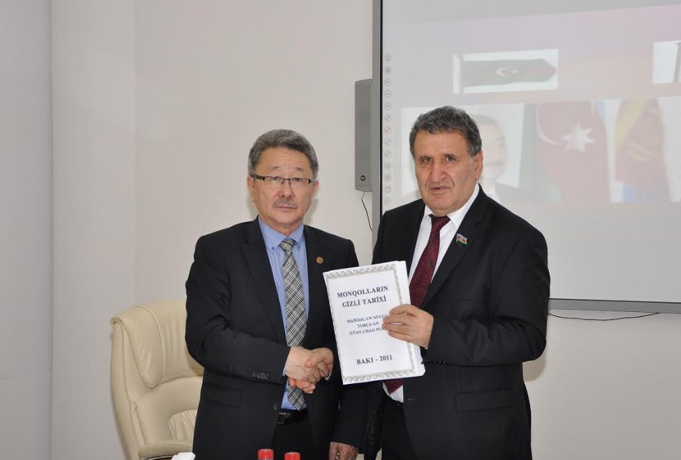 President of the Mongolia Academy of Sciences visited ANAS Institute of Literature