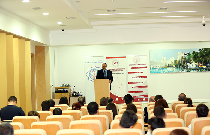 An event titled "Social Innovations and Entrepreneurship in Azerbaijan"