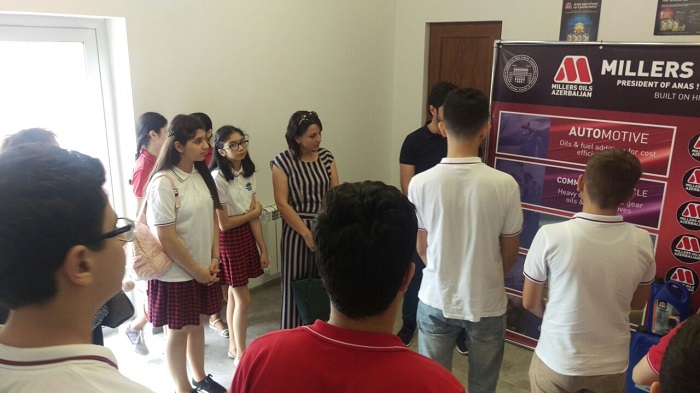 Students acquainted with the production facilities of High Technologies Park