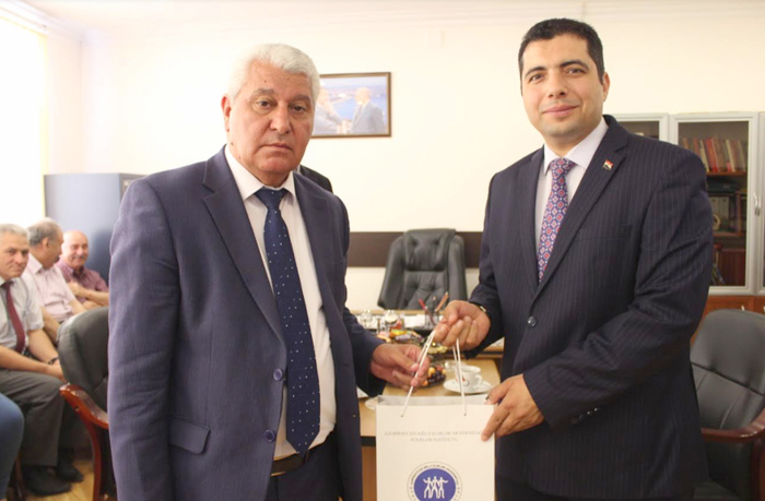 Состоялась встреча с директором Центра культурных и образовательных связей Посольства Египта в Азербайджане