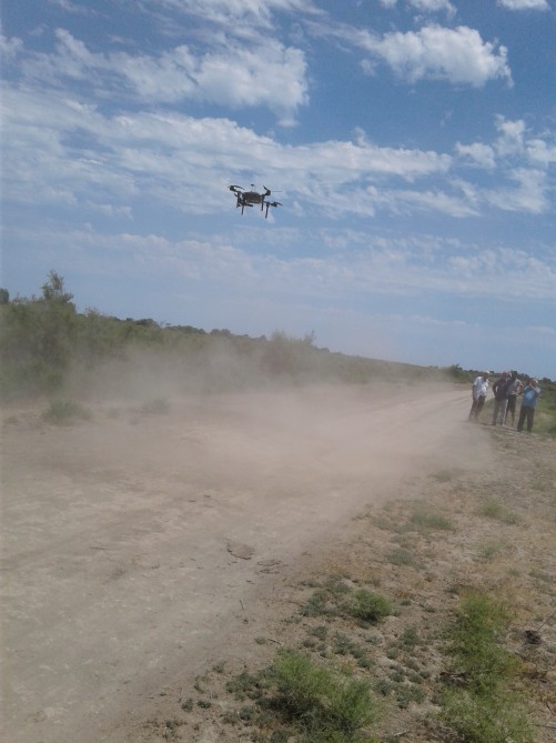 Employees of the Institute of Geography tested drone shooting in Neftchala and Salyan