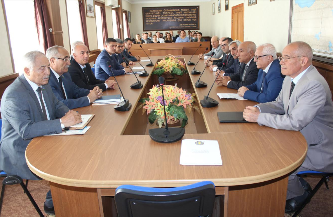 An event dedicated to the upcoming tasks at Nakhchivan Division of ANAS