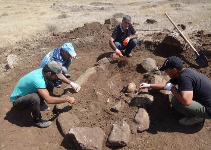 На территории района Ярдымлы найден скелет, относящийся к позднему периоду бронзы