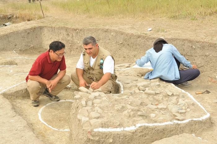 Азербайджанские и корейские учёные ведут совместные археологические исследование в Габалинском районе
