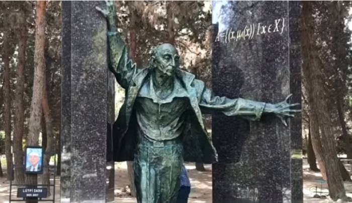 The world-famous Azerbaijani scientist Lotfi Zadeh's tombstone erected