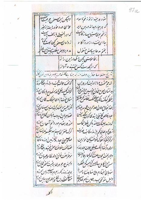 Obtained copy of XVII-XVIII centuries Nasha Tabriz’s divan