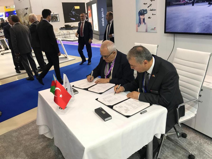 Signed a protocol on cooperation between ANAS and "Turkish Aerospace" company