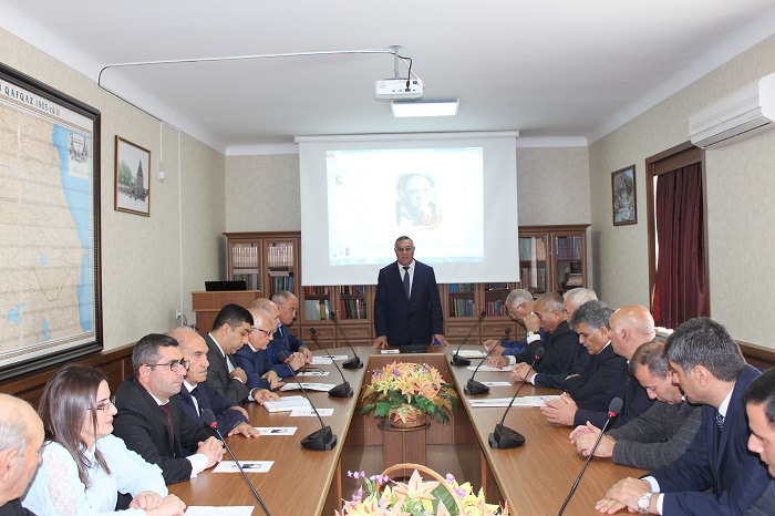 В Нахчыванском отделении отмечено 90-летие со дня рождения академика Азада Мирзаджанзаде