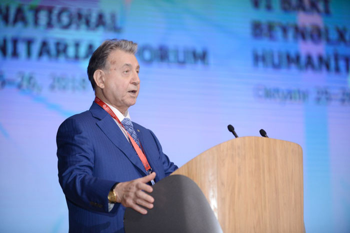 The first plenary session of the VI Baku International Humanitarian Forum is devoted to the topic of "Education and Science in the Context of Human Capital Development"