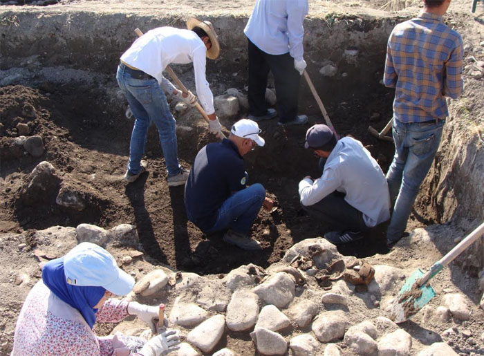 Discovered ancient buildings in the territory of "Shabran Town" Historical Reserve