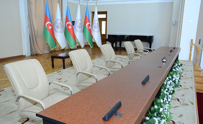 The audio-video system of the conference hall has been reconstructed at Presidium of ANAS