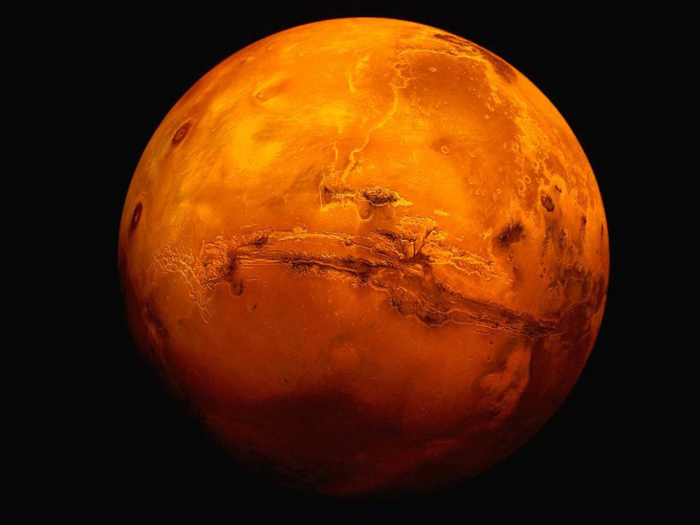 On mars discovered chemicals for the production of rocket fuel