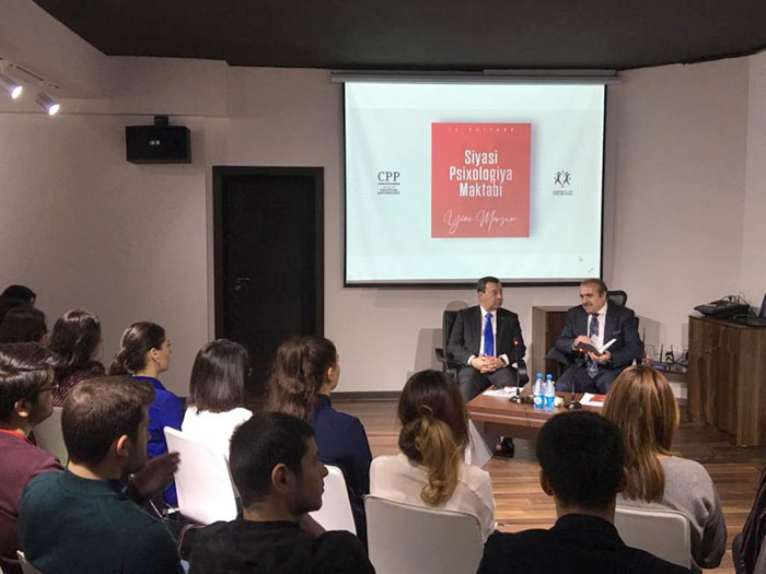 Academician Rafael Huseynov delivered a lecture at Political Psychology Center