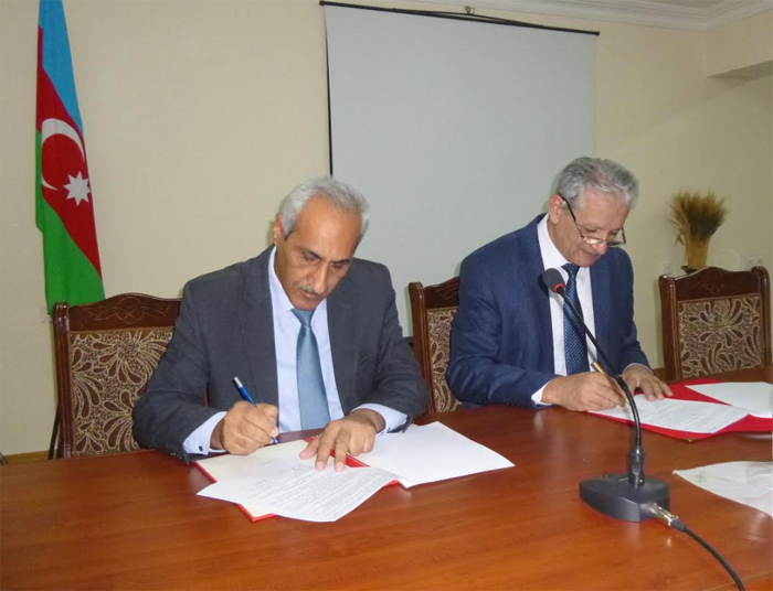 ANAS Institute of Genetic Resources and the Agricultural Research Institute of the AR Ministry of Agriculture signed an agreement