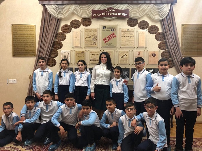 Ученики ознакомились с экспозицией Дома-музея Гусейна Джавида