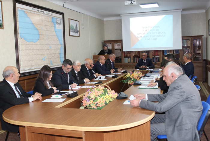Discussed a number of issues at the meeting of the Presidium of the Nakhchivan Division