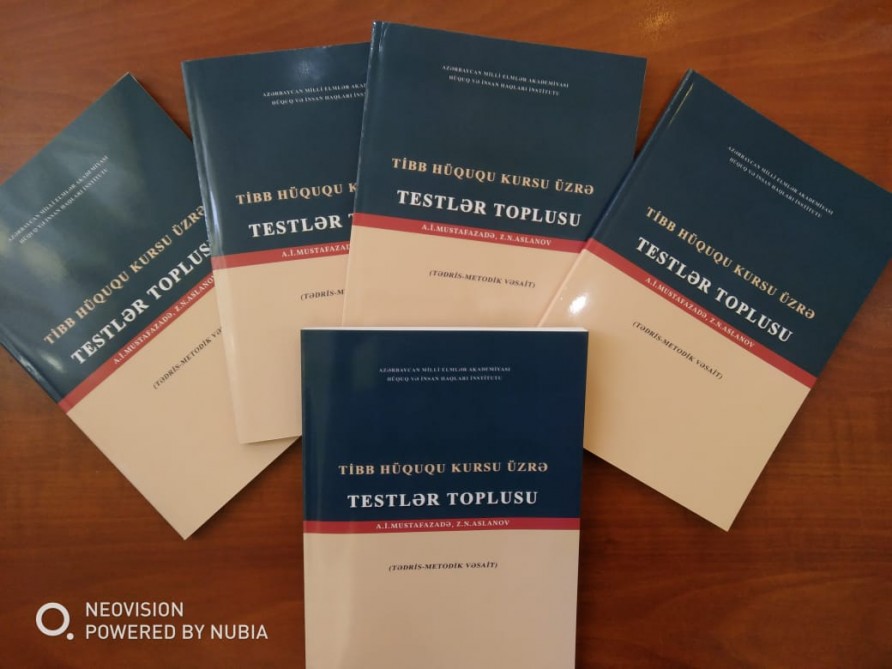 The 1st tests collection on medical law published