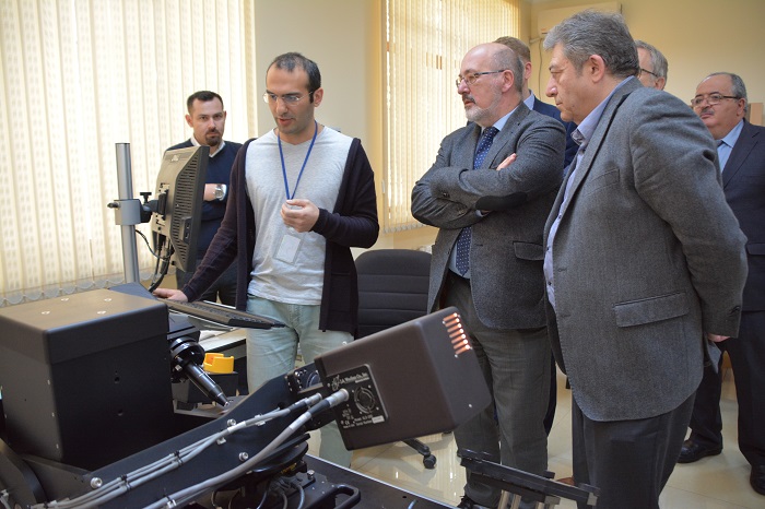 Scientists at the Poland National Center for Nuclear Research visited the Institute of Physics