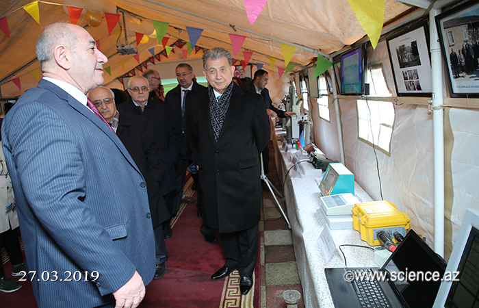 ANAS President visited the exhibition organized on the occasion of the Science Day