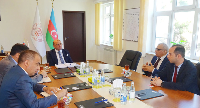 Обсуждались перспективы сотрудничества между Парком высоких технологий и Западно - Каспийским университетом