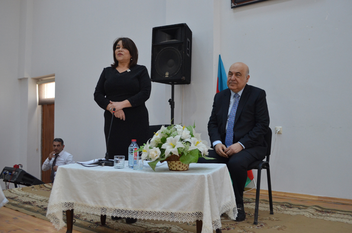 Meeting with national writer Chingiz Abdullayev