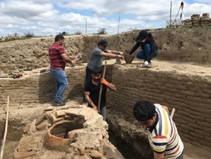 Археологические исследования продолжились на территории памятника  Гызылтепе