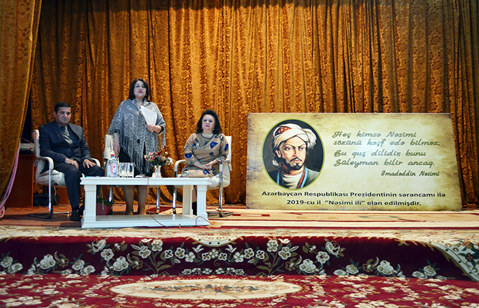 Scientific-practical conference titled "Power of Nasimi’s word " in Kurdamir