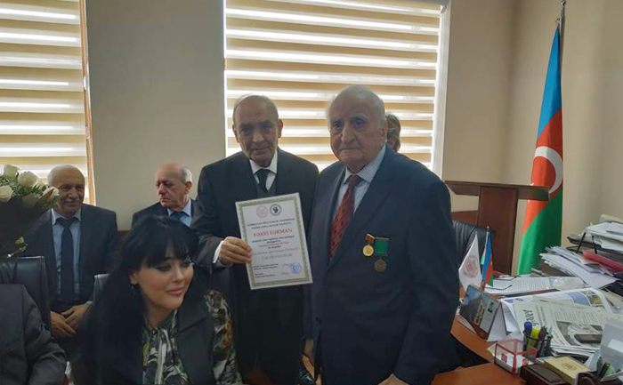 The Institute of Linguistics held the 90th anniversary of Professor Oruj Musaev