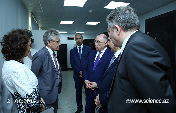 President of the Russian Academy of Sciences visited the Institute of Information Technology of ANAS