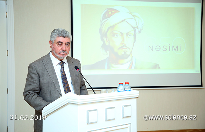 Report on “The universal significance Nasimi’s humanism” delivered at ANAS meeting