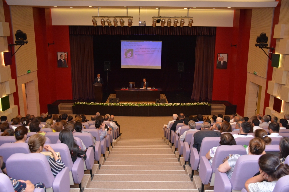 A scientific session dedicated to the 650th anniversary of Nasimi in Shamakhi