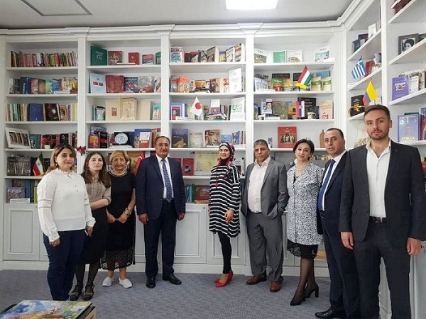 İordaniya parlamentinin deputatları Mərkəzi Elmi Kitabxananı ziyarət ediblər