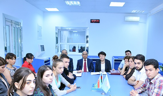 Meeting with students of Baku branch of Moscow State University named after M.V. Lomonosov held at the Institute of Information Technology