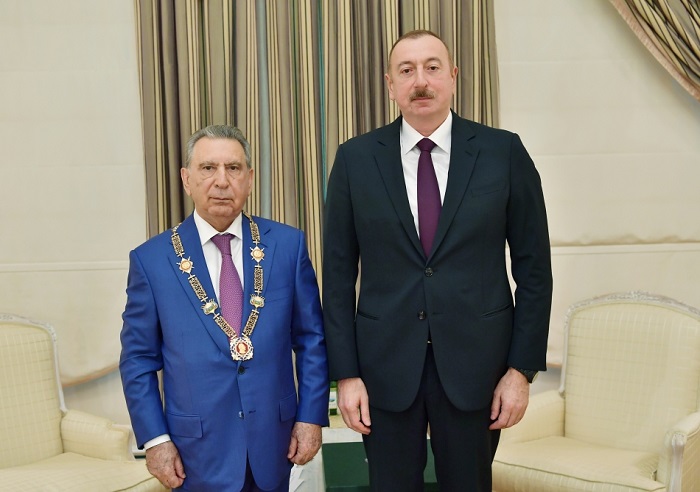 Academician Ramiz Mehdiyev awarded the Order "Heydar Aliyev"