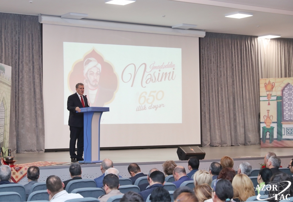 Baku school-lyceum celebrated Nasimi’s 650th jubilee