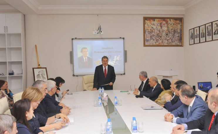 Scientific session devoted to 110th anniversary of academician Mammad Jafarov in ANAS